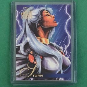 STORM #5 1995 Flair Marvel [Annual] Comic Book Trading Card